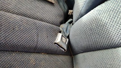 1987 Ford Ranger Driver Left Front Seat Belt Buckle Receiver Oem Blue