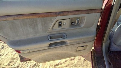 1996 Olds 88 Driver Left Rear Door Trim Panel With Switches Back Gray