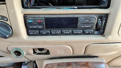 98 Lincoln Navigator Temperature Control Module In Dash Heater Ac Head Unit Oem