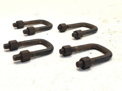 1961 Ford F100 Pickup Unibody Set Of Front Spring U-Bolts With Knuts Oem Leaf