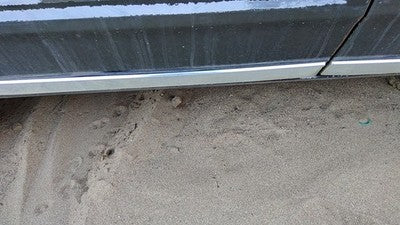 1985 Pontiac 6000 Passenger Right Rear Moulding From Door Oem Back Trim Strip