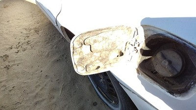 1997-2005 Buick Century Fuel Tank Door With Hinge Gas Lid Oem Filler White