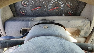 99-04 Jeep Grand Cherokee Trim Bezel Below Speedometer Dash Surround Panel Gray