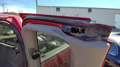 1999-2004 Ford F150 Driver Left Rear Door Latch With Rods/Cables Oem Back