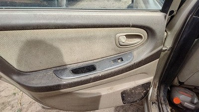 2000-2001 Nissan Maxima Driver Left Rear Door Trim Panel With Switches Back Tan