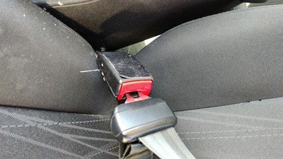2015-2018 Ford Focus Driver Left Front Seat Belt Buckle Receiver Oem Black Yw