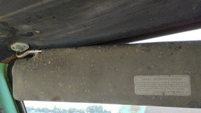 1977 Ford Courier Driver Left Sun Visor Oem