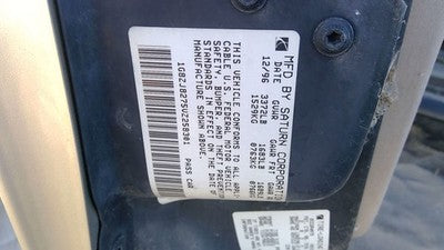 1997 Saturn Sw2 Alternator 1.9L Dohc 19151937
