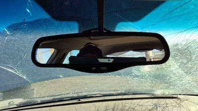 2003 Lincoln Town Car Inside Rear View Mirror Oem Windshield Mounted