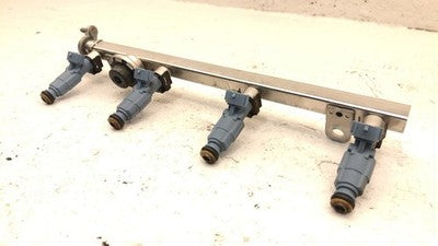 2011-2013 Kia Sorento Complete Fuel Rail With Injectors Set Loaded Oem 2.4L