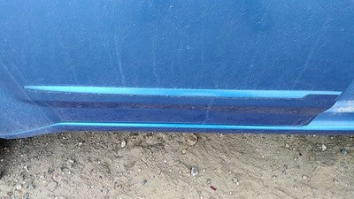 08-14 Avenger Passenger Right Rear Moulding From Door Back Trim Strip Blue Pbd