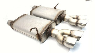 2006-2008 Buick Lucerne Magnaflow Muffler Pair Stainless With Dual Tips 2.5In