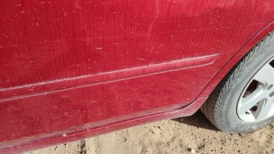 2006 Nissan Altima Driver Left Rear Moulding From Door Back Trim Strip Red A15