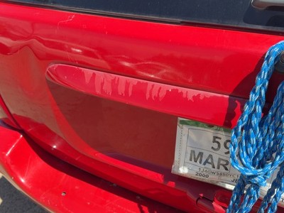 00 Grand Cherokee License Plate Trim Tail Trunk Finish Flame Red Pr4