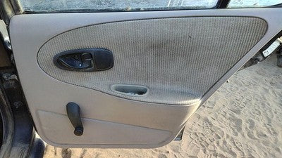 96-98 Saturn Sl1 Passenger Right Rear Door Trim Panel Manual Windows Back Gray