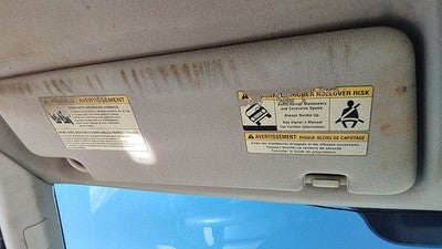 2005-2009 Land Rover Lr3 Driver Left Sun Visor Oem Tan Edq501093lum