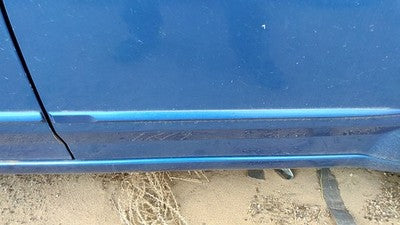 08-14 Dodge Avenger Driver Left Rear Moulding From Door Back Trim Strip Blue Pbd