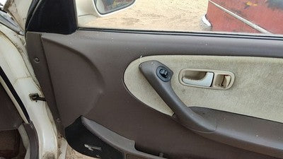 1993 Infinity G20 Passenger Right Front Door Trim Panel With Switches Brown