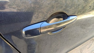 06-12 Fusion Passenger Right Rear Outside Door Handle Back Tuxedo Black Metallic