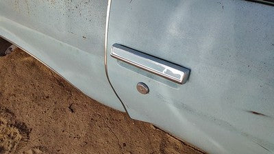 1975 Cutlass Supreme Passenger Right Front Outside Door Handle Blue 2 Door Coupe