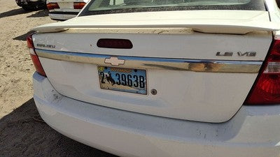 2005 New Style Malibu License Plate Trim Surround Panel Tail Trunk Finish Chrome