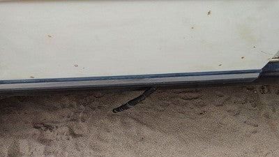 80 Mercedes 300Td Passenger Right Rear Lower Moulding From Door Back Trim Strip