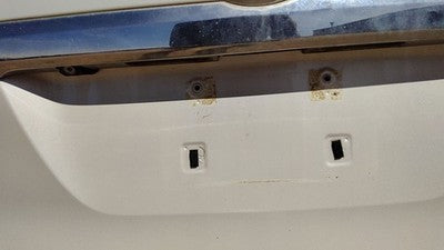 2004 Toyota Sienna License Plate Trim Surround Panel Oem Chrome With Camera