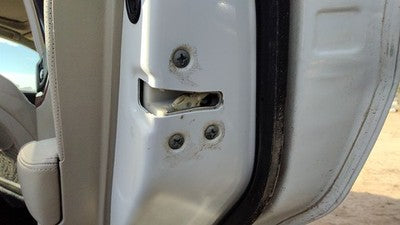10-14 Legacy Outback Passenger Right Rear Door Latch With Rods/Cables Back
