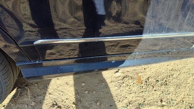 08-14 C300 Passenger Right Rear Moulding From Door Back Trim Lunar Blue 890