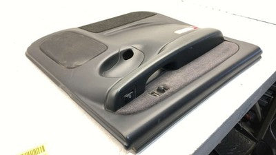 01 02 Sierra 2500 Hd Driver Left Rear Door Panel With Switches Back Graphite 12D