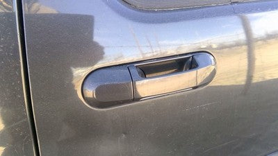 02-10 Mountaineer Passenger Right Rear Outside Door Handle Back Charcoal G5