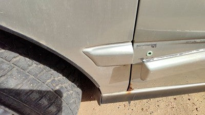 99-02 Cabrio Convertible Driver Left Moulding From Fender Oem Trim Strip Silver