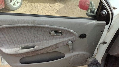 2001-2002 Kia Rio Driver Left Front Door Trim Panel Manual Windows Gray