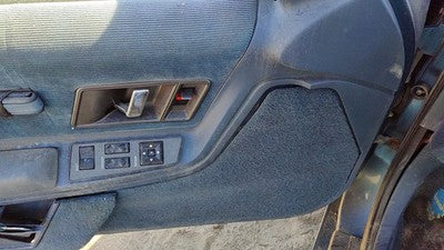 89 Olds Cutlass Cierra Driver Left Front Door Trim Panel With Master Switch Blue