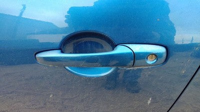 2004-2009 Mazda 3 Driver Left Front Outside Door Handle Oem 27B Winning Blue