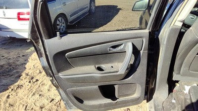 2009-2010 Gmc Acadia Driver Left Rear Door Trim Panel With Switches Back Black