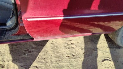 1996 Olds 88 Driver Left Rear Moulding From Door Oem Back Trim Strip Red