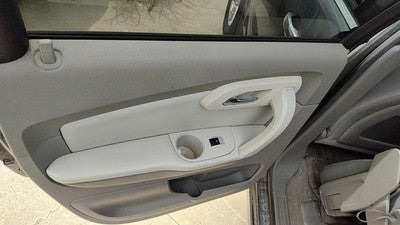 2009-12 Chevy Traverse Driver Left Rear Door Trim Panel With Switches Back Gray