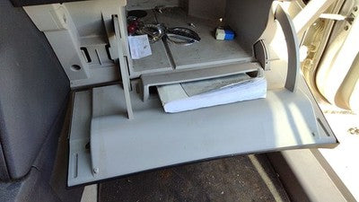 2010-2015 Nissan Rogue Glove Box Assembly Complete Door With Latch Oem Gray K