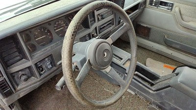 1991-1993 Jeep Cherokee Steering Column Assembly With Key With Steering Wheel