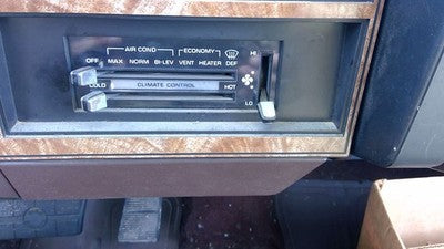 1984-1985 Buick Century Temperature Control Module In Dash Heater AC Head Unit