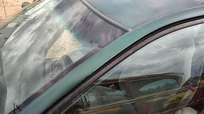 Saturn Sl1 Driver Left Rear Moulding On A Pillar Oem Green
