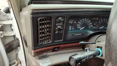 96-99 Buick Lesabre Trim Bezel Around Speedometer Dash Surround Panel Grey 17C