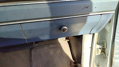 1986 Ford Ranger Glove Box Assembly Complete Door With Latch Oem Blue