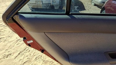 02-04 Toyota Camry Driver Left Rear Door Trim Panel With Switches Back Taupe 43