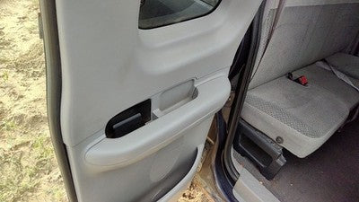 1999-2003 Ford F150 Passenger Right Rear Door Trim Panel With Switches Back Gray
