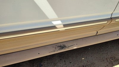 1993 Ford Explorer Driver Left Front Moulding From Door Oem Trim Strip White