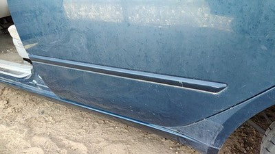 06-08 Hyundai Sonata Driver Left Rear Moulding From Door Back Trim Strip Blue