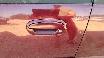 1997-2002 Ford Expedition Driver Left Front Outside Door Handle Oem Maroon Jl