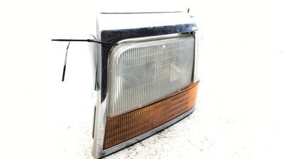 92-96 Ford Bronco Complete Driver Left Front Headlight Turn Signals Chrome Trim